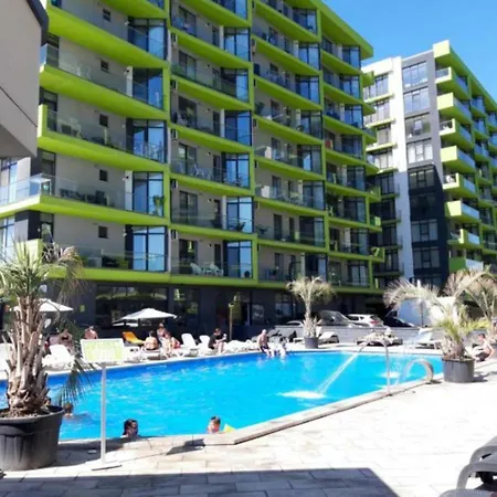 Mamaia Nord Promenada Pool & 20m De Plaja Lägenhet Năvodari